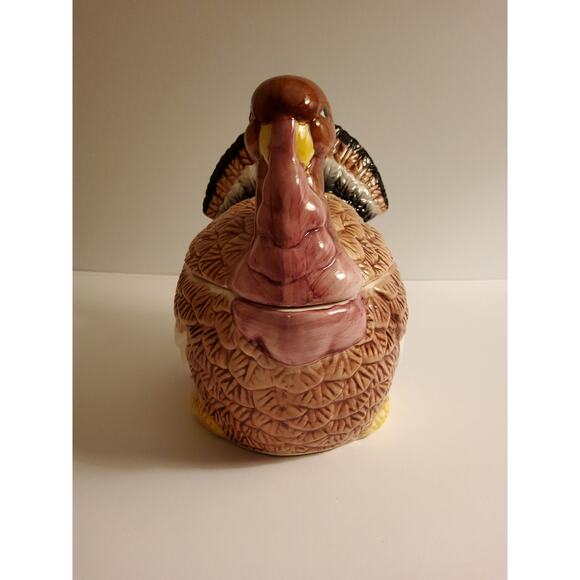 Ceramic Turkey Gravy Tureen Gravy Boat with Ladel Opening - Picture 4 of 5